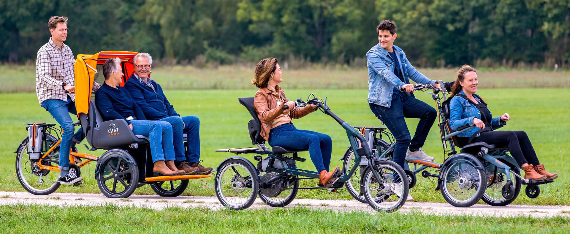 Amsterdam Air - Notre équipe et nos vélos adaptés
