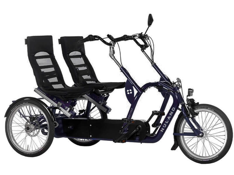 Tandem tricycle côte à côte