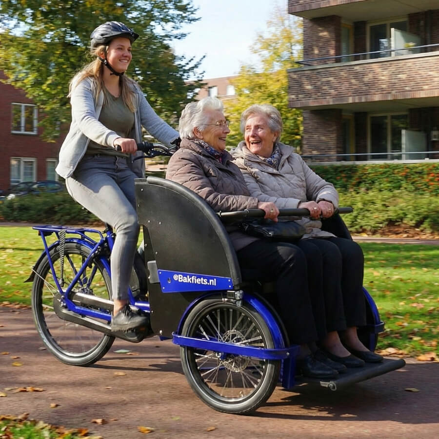 Vélos Taxi - Rickshaw pour seniors